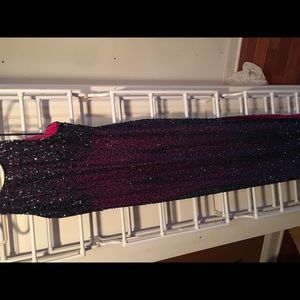 Beautiful evening gown or prom dress.